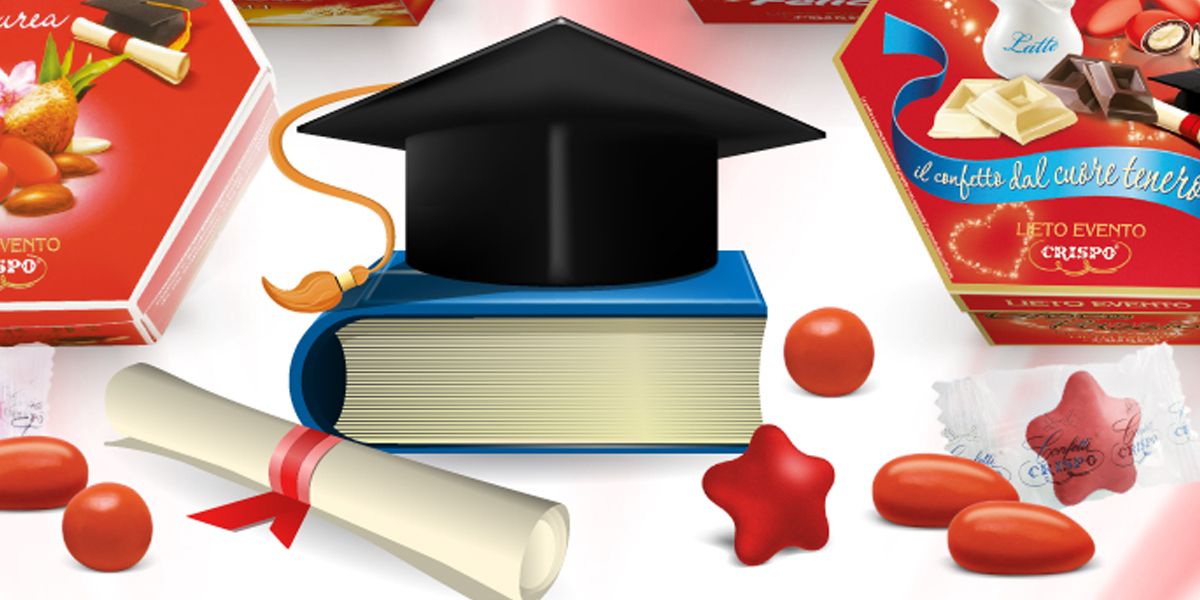 Il colore dei confetti per la laurea non è poi così scontato