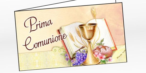 Tipi di biglietto di invito per una festa di prima comunione