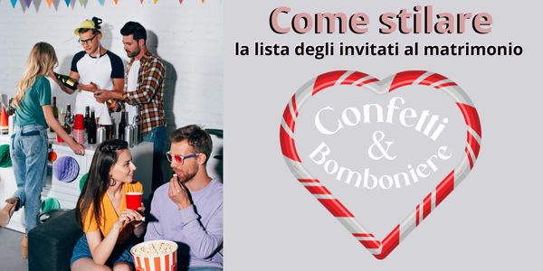 Stilare la lista degli invitati al matrimonio